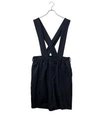 BLACKコムデギャルソン 吊りズボン　サロペット　ベロア　紫黒　サムエルパンツ BLACK COMME des GARCONSサスペンダー サロペットパンツ - メルカリ