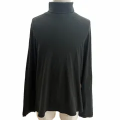 極美品□HERMES エルメス 24AW コットン100％ サドルステッチ ハイネック ロングスリーブTシャツ カットソー カーキ M イタリア製 正規品のサムネイル