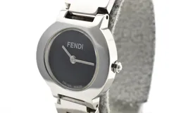 FENDI フェンディ オロロジ 3050L クオーツ レディース 腕時計 ブラック文字盤 FFロゴブレスレット ステンレススチール ドレスウォッチのサムネイル