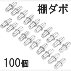 100個 5mm×16mm 棚ダボ 棚受け金具 差し込みタイプダボ 棚 ピン だぼ カラーボックス 家具 金属製 棚 ダボ 棚板 引っ越し DIY 収納 本棚 靴箱 代替 全国送料無料 新品 未使用品 安い 追跡なし