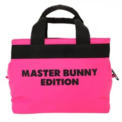 【美品】マスターバニー カートバッグ 蛍光ピンク×黒 内外ポケット付  ゴルフ MASTER BUNNY EDITIONのサムネイル