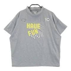 サイズ：LL AND PER SE アンパスィ  モックネック 半袖Tシャツ  グレー系 [240101730345] ゴルフウェア レディース ストストのサムネイル