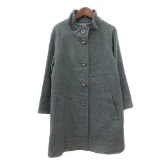 ナチュラルビューティー NATURAL BEAUTY コート ロング シングル 総裏地 ウール カシミヤ混 38 M グレー /MNのサムネイル