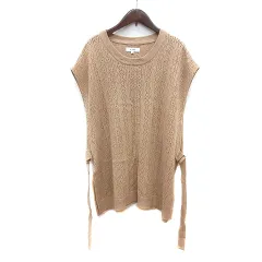 ビームス BEAMS ニット カットソー フレンチスリーブ M ベージュ /MNのサムネイル