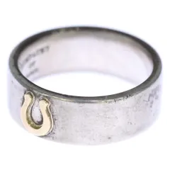 Sympathy of Soul (シンパシーオブソウル) Horseshoe Charm Ring Wide ホースシューチャームリングワイド リング 指輪 シルバー/K18のサムネイル