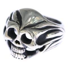 ヴィンテージ スカル ウィング リング ヘルズエンジェルス Silver 925