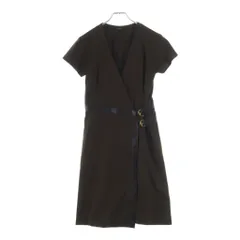 GUCCI (グッチ) ウエストベルト 半袖ワンピース ブラウン #38 201436のサムネイル