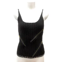 ダブルスタンダードクロージング ダブスタ DOUBLE STANDARD CLOTHING キャミソール ニット リブ 茶 ダークブラウン /MNのサムネイル