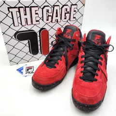 【中古品】 FILA×RISE FILA THE CAGE SUEDE BASKET BALL SHOES フィラ ザ ケージ スウェード バスケットボール シューズ スニーカー 靴 【162-251117-cs-11-izu】のサムネイル