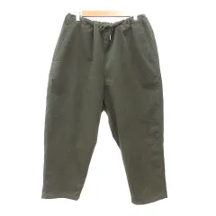 シップスジェットブルー SHIPS JET BLUE テーパードパンツ イージーパンツ M 緑 カーキ /MNのサムネイル