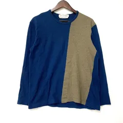 【現状渡し品】COMME des GARCONS SHIRT コムデギャルソンシャツ 2-TONE WOOL KNIT SWEATER ツートン ウール ニット セーター フランス製 長袖 トップス 【140-251027-as-14-izu】のサムネイル