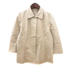 ニューヨーカー NEWYORKER ステンカラージャケット シングル 13 XL ベージュ /MNのサムネイル