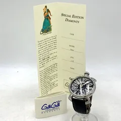 【中古品】Gaga Milano ガガ・ミラノ 5010.D GRECO グレコ CARICA カリカ MANUALE マヌアーレ  AUTOMATIC WATCH オートマティック ウォッチ 時計 腕時計 【195-250915-ya-07-izu】のサムネイル