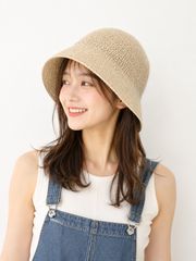プラージュ　ストロー編み バケットハット プラージュ ストロー編み バケットハット - メルカリ