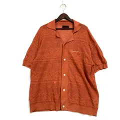 【中古品】GANGSTERVILLE ギャングスタービル JACQUARD KNIT SHIRTS GSV-24-SS-16 ジャガード ニット シャツ 半袖 トップス 【145-250823-as-05-izu】のサムネイル