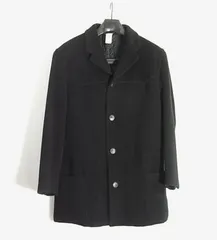 Gianni Versace  ジャンニヴェルサーチ 内綿入りチェスターコート ブラック ヴィンテージ size48 美品のサムネイル