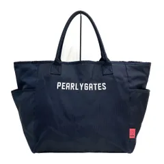 PEARLY GATES パーリーゲイツ  ロッカーバッグ トートバッグ ニコちゃん  ネイビー系  [240101710231] ゴルフウェア ストストのサムネイル