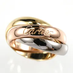 Cartier カルティエ トリニティリング MM クラシック K18 スリーカラー SIZE:44 Au750 3連リング 指輪のサムネイル