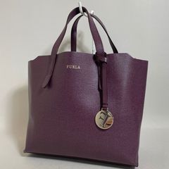 2606-149｜フルラ ミニトート レザー パープル | Mercari