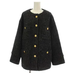 ラウンジドレス ガリャルダガランテ Loungedress GALLARDAGALANTE ツイード ノーカラージャケット 金ボタン F グレー LDZ1012407A0001 /☆G26のサムネイル