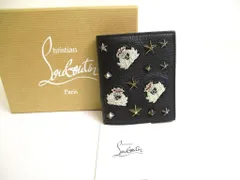 クリスチャン ルブタン Christian Louboutin パロス スタッズ レザー 2つ折り 財布 コンパクト財布 コンパクトウォレット メンズ レディース 【未使用保管品】のサムネイル
