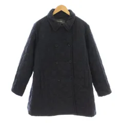 エディーバウアー EDDIE BAUER キルティングコート PXL 紺色 ネイビー ダブルブレスト 長袖 /LP33のサムネイル