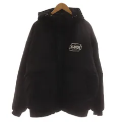 エクストララージ X-LARGE ナイロンパファージャケット 上着 XL 黒 ブラック フード付き ジップアップ 101223021005 /RR28のサムネイル