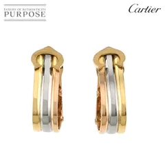 カルティエ Cartier 2C トリニティ イヤリング K18 YG PG WG 750 3カラー C2 Earrings Clip-on 90324292のサムネイル