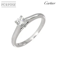 カルティエ Cartier 1895 ソリテール #46 リング ダイヤ 0.21ct Pt プラチナ Solitaire Ring 90328294のサムネイル
