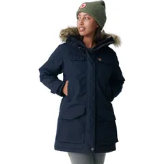 フェールラーベン レディース アウター ジャケット・ブルゾン パーカー Fjallraven Nuuk Insulated Parka Womens Dark Navy ネイビーのサムネイル