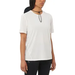 サロモン レディース トップス Tシャツ 半袖 Salomon Shakeout Core ShortSleeve TShirt Womens Whisper White ホワイトのサムネイル