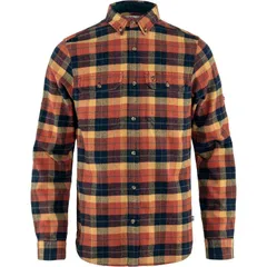 フェールラーベン メンズ トップス シャツ レギュラーフィット Fjallraven Singi Heavy Regular Fit Flannel Shirt Mens Autumn LeafDarのサムネイル