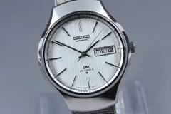【稼働品】SEIKO ロードマチック 5606-8120 デイデイト シルバー 縦縞模様 自動巻き メンズ (1976年製) #16805のサムネイル