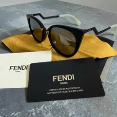 【フェンディ】FENDI　キャットアイサングラス　ORCHIDEA オルキディア　黒　ブラック　幾何学のサムネイル