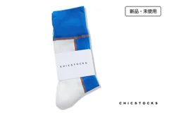 シックストックス CHICSTOCKS 新品 E7系かがやきラインソックス L 26-28cm ブルー×ブロンズ 日本製のサムネイル