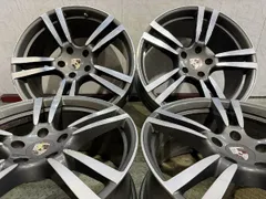 ポルシェ 911 TURBOⅡ 970パナメーラ/958カイエンターボ 純正ホイール 21インチ 4本 10J5HPCD130+50 空気圧センサー　(MHZ035MI)のサムネイル