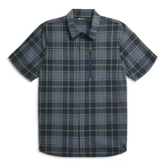 アウトドアリサーチ メンズ トップス シャツ 半袖 Outdooresearch Astroman ShortSleeve Sun Shirt Mens Dark Navy Plaid ネイビーのサムネイル