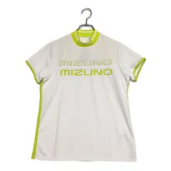 未使用品 レディース ミズノゴルフ mizunoGOLF 半袖シャツ L 白 ホワイト モックネック 訳ありのサムネイル