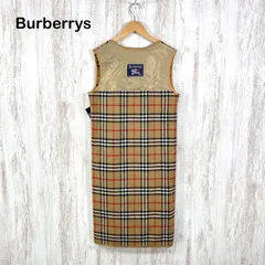 90s Burberrys ヴィンテージ バーバリーズ ノバチェック ウール ライナーベスト ベージュのサムネイル