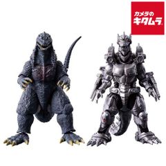 ゴジラ メカゴジラ 組立式リアルソフビフィギュア 2種セット - メルカリ