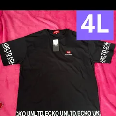 ECKOUNLTD エコーアンリミテッド　Tシャツ　裾と袖ロゴ　大きいサイズ4Lのサムネイル