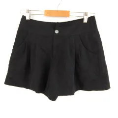 ロペピクニック ROPE Picnic キュロット ショートパンツ 黒 38 *A456のサムネイル
