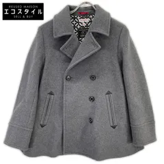 DRESSTERIOR　ドレステリア　グレー Jackal 140's Aラインピーコート　36のサムネイル