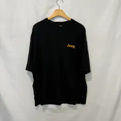 JEEP ジープ バックプリント ルーズフィット コットン 半袖Tシャツ XLのサムネイル