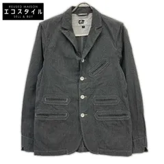 Engineered Garments　エンジニアードガーメンツ　グレー×ホワイト ステッチ レイルローダージャケット　Sのサムネイル