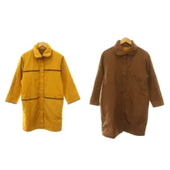 クリスチャンディオール Christian Dior SPORTS ヴィンテージ ラウンドカラーコート リバーシブル 中綿 アウター ロング M 茶 オレンジ /HS ■GY62のサムネイル