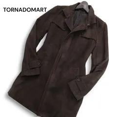 TORNADOMART トルネードマート 秋冬 T/C マイクロ スエード★ ヘアライン シングル トレンチ コート Sz.M　メンズのサムネイル