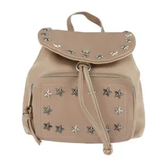 JIMMY CHOO ジミーチュウ  リュック・デイパック - レザー ピンクベージュ SUKI スキ 2WAY ワンショルダーバッグ ミニ バックパック スタースタッズ のサムネイル