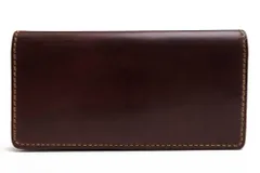 ファニー／FUNNY 長財布 財布 ウォレット メンズ 男性 男性用 レザー 革 本革 ダークブラウン 茶 ブラウン  WALLET Jr. CORDOVAN ウォレット ジュニア コードバン 小銭入れあり 二つ折りのサムネイル