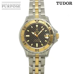 チューダー チュードル TUDOR ハイドロノート コンビ 85193P ボーイズ 腕時計 ブラック YG イエローゴールド 自動巻き Hydronaut 90331232のサムネイル